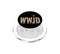 Christian Faith WWJD What Would Jesus Do Gift PopSockets PopGrip for MagSafe
