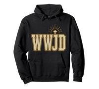Christian Faith WWJD What Would Jesus Do Gift Pullover Hoodie