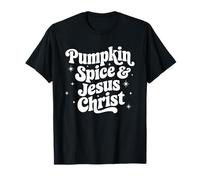 Christian Fall Pumpkin Spice & Jesus Christ Religious Girl T-Shirt