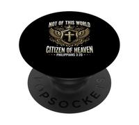 Christian Family Tee Philippians 3:20 Gospel Bible Quotes PopSockets Adhesive PopGrip