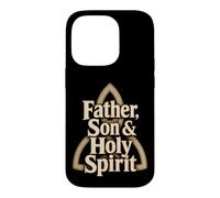 Christian Father Son And Holy Spirit Trinity Faith Gift Case for iPhone 14 Pro