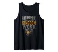 Christian Fatherhood is Kingdom Work Man of God Gift Tank Top