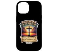 Christian Father's Day Fatherhood Is My Ministry Dad Papa Case for iPhone 14