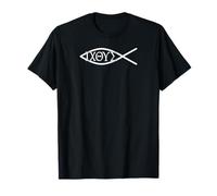 Christian Fish Symbol IXOYE Jesus Fish T-Shirt