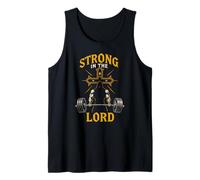 Christian Fitness Strong in The Lord Cool Mens Faith Tank Top