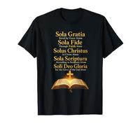 Christian Five Solas Sola Gratia Saved by Grace Alone T-Shirt