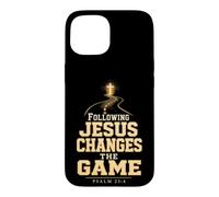 Christian Following Jesus Changes The Game Kids Gift Case for iPhone 15