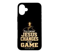 Christian Following Jesus Changes The Game Kids Gift Case for iPhone 16 Plus