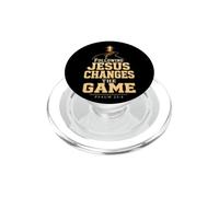 Christian Following Jesus Changes The Game Kids Gift PopSockets PopGrip for MagSafe