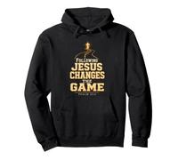 Christian Following Jesus Changes The Game Kids Gift Pullover Hoodie