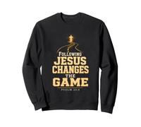 Christian Following Jesus Changes The Game Kids Gift Sweatshirt