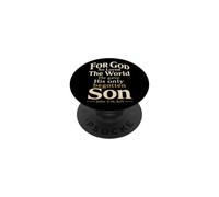 Christian For God So Loved The World He Gave His Only Gift PopSockets Adhesive PopGrip