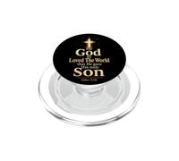 Christian For God So Loved The World John 3:16 Gift PopSockets PopGrip for MagSafe