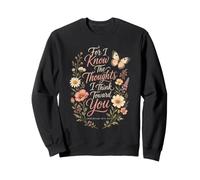 Christian For I Know The Thoughts I Think Bible Verse Gift Sweatshirt
