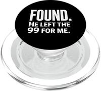 Christian Found He Left The 99 For Me Backprint PopSockets PopGrip for MagSafe