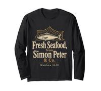 Christian Fresh Seafood from Simon Peter & Co Gift Long Sleeve T-Shirt
