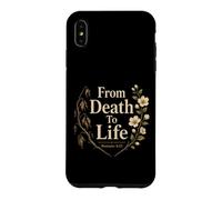Christian From Death To Life Romans 6:13 Bible Verse Gift Case for iPhone XS Max
