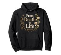 Christian From Death To Life Romans 6:13 Bible Verse Gift Pullover Hoodie