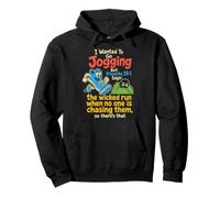 Christian Funny Faith Wanted To Go Jogging Bible Verse Gift Pullover Hoodie