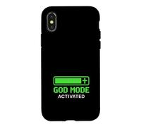 Christian Gamer God Mode Activated XP Faith Case for iPhone X/XS