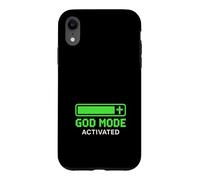 Christian Gamer God Mode Activated XP Faith Case for iPhone XR