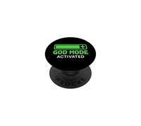 Christian Gamer God Mode Activated XP Faith PopSockets Adhesive PopGrip