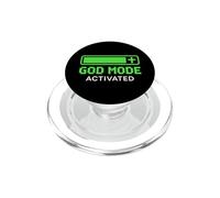 Christian Gamer God Mode Activated XP Faith PopSockets PopGrip for MagSafe