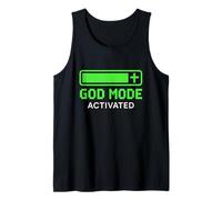 Christian Gamer God Mode Activated XP Faith Tank Top