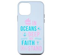 Christian gift bible verse In oceans deep my soul will stand Case for iPhone 12 mini