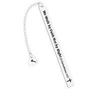 Christian Gifts Bible Bookmark Bible Verse Metal Bookmarks for Bookworm Reading Lovers Student Inspirational Scripture Bookmark for Women Men Motivational Book Marks