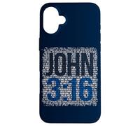 Christian gifts bible verse John 3:16 scriptures God's Love Case for iPhone 16 Plus