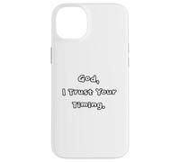 Christian Gifts For Church Friends Trust Gods Timing Faith Case for iPhone 14 Plus