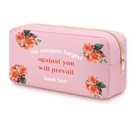 Christian Gifts for Women Bible Verse Makeup Bag for Mum Grandma Teacher Colleague Friend Motivational Religious Gifts for Girl Makeup Travel Pouch Scripture Christmas Birthday Presents