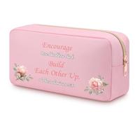 Christian Gifts for Women Birthday Bible Verse Makeup Bag Faith Religious Presents for Coworker Friends Sister Catholic Spiritual Gifts Christmas Birthday Double Side Travel Toiletry Bag