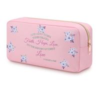 Christian Gifts for Women Faith Bible Verse Cosmetic Bag Motivational Religious Presents for Friend Daughter Teen Girls Sister BFF Makeup Travel Pouch Easter Prayer Gift Double Side Print Toiletry Bag