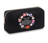 Christian Gifts for Women Faith Cosmetic Bag Religious Inspirational Gifts Funny Makeup Bag for Friend Sister Mom Spiritual Gifts Bible Verse Gifts Travel Pouch Mothers Day Ideas Gifts for Women
