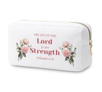 Christian Gifts for Women Faith Makeup Bag Bible Verse Gift Religious Encouragement Gifts Christmas Inspirational Gift for Daughter Cosmetic Bag Spiritual Gift Friendship Birthday Gift Travel Pouch