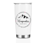 Christian Gifts for Women Her Tumbler, Inspirational Bible Verse Scripture Gifts Birthday Christmas, Faith Religious Coffee Mug Stainless Steel Vacuum Insulated Double Wall Travel Cup with Lid,20oz