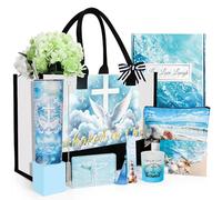 Christian Gifts for Women,Inspirational Gifts for Women,Religious Gifts for Women,Christian Mothers Day Gifts for Mom,Spiritual Faith Verse Gifts,Religious Gifts for Women,Coastal Style Design Set