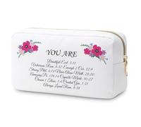 Christian Gifts for Women Makeup Bag Baptism Gift Bible Verse Gifts Christian Religious Gifts Spiritual Gifts Inspirational Christmas Birthday Gifts for Daughter Mom Friend Faith Travel Cosmetic Pouch