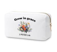 Christian Gifts for Women Makeup Bag Religious Gifts for Female Inspirational Gifts for Friends Faith Encouragement Gifts Birthday Christmas Cosmetic Bag Spiritual Gifts for Mom Daughter Travel Pouch
