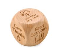 Christian Gifts for Women Men Dices Gift Religious Decision Making Dice Activity Dice for Church Prayer Dices Easter Catholic Valentines Day Gifts Novelty Funny Godfather Godmother Birthday Gift Idea