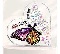 Christian Gifts for Women Religious Acrylic Plaque 4x4 Inch Mothers Day Christmas Bible Gift Mum Grandma Christian Plaques