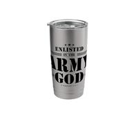 Christian Gifts Religious Bible Verse Scriptures God's Army Stainless Steel Insulated Tumbler