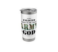 Christian Gifts Religious Bible Verse Scriptures God's Army Stainless Steel Insulated Tumbler