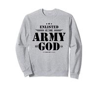 Christian gifts religious bible verse scriptures God's Army Sweatshirt