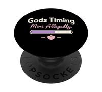 Christian Girl Delulu Era Gen Z Faith Humor God’s Plan PopSockets Adhesive PopGrip