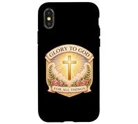 Christian Glory To God For All Things Jesus Christ Womens Case for iPhone X/XS