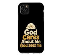 Christian God Cares About Me God Sees Faith Gift Case for iPhone 11 Pro Max