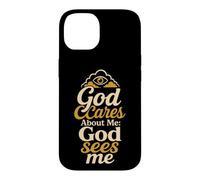 Christian God Cares About Me God Sees Faith Gift Case for iPhone 14